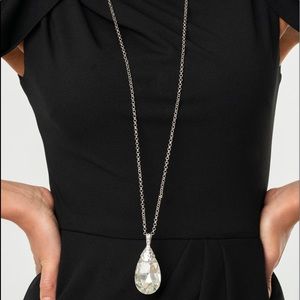 NWT Infused with an elegantly elongated silver chain, a dramatic teardro…